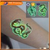 glow in the dark temporary tattoo paper