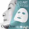 Private label facial mask OEM organic face lift facial masque fabric sheet mask
