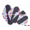 2016 New designs Ladies Reusable Charcoal bamboo Sanitary napkin