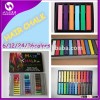 Inventory round and rectangle hair color chalk for dyeing hair/temporary hair chalk pen/color chalk