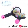 Wholesale Plastic Rainbow Hair Brush With Mirror/Magic Rainbow Hair Comb