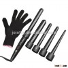 Professional New Magic Hair Curler Removable 5 in 1 Curling Wand Ceramic 5P Curling Iron With Glove