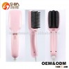 Pro styler new hair curling hair straightening brush straight ceramic flat iron comb as seen on tv h