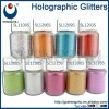 Solvent resistance holographic glitters