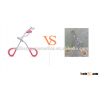 Eyebrow 3pcs Eyelash curler beauty scissor eyebrow tweezers eye-broe shaping scissor