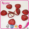 Decorated personalized led metal cheap small plastic pocket mirror, led cosmetic mirror, metal compa