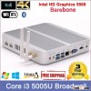 5th Gen intel CPU core i3 5005U cheap mini pc windows 8.1 4K HD embedded computer pc case mini itx