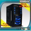 Gaming case PC desktop computer white case USB3.0/3 cooling fans/blue LED