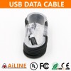 AiLINE Wholesale Price 1.5M Nylon Braiding Black Quality Micro USB Cable