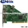 High Speed pci USB 2.0 expansion adapter card 4 ports