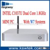 Hot selling INTEL C1037U Dual core mini pc cloud computer
