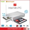 Inside intel Atom Bay-trail CPU 3735F mini pc ubuntu promotion PC build in 2.5 inch HDD slot 2GB+32G