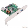 1-Lane PCI-Express USB 3.1 Gen 1 Type C + Dual Type A (1E1I) card