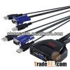 SYBA USB 2-Port KVM Switch w/Remote