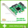 IOCREST 4 Port SATA III PCI-e 2.0 x1 Controller Card Marvell Non-Raid with Low Profile Bracket