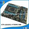 China OEM new X79 intel core i7 e5 2650 e5 2660 e5 2670 processor ECC REG RAM supported LGA 2011 mot