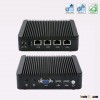 Multi LAN Celeron Qual-Core Fanless Barebone system
