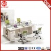 2016 latest design 4 seats office partition with best price