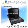 1U 17" LCD KVM Drawer with integrated 16-port CAT5 KVM switch for USB or PS2 servers (VGA) and