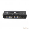 4 Port 2.0 USB Limit KVM Switch Box KVM Extender VGA/SVGA Switch Box Adapter Q322