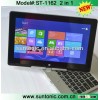 11.6 inch rotation and touched screen laptop computer with tablet and laptop functions 2 in 1 and 3G