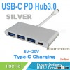 Available! USB 3.1 type c PD hub with PCBA sold usb3.1 type c hub