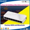 OEM 10/100 Mbps 8 Ports Fast Ethernet LAN Desktop RJ45 Network Switch Hub