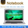 wholesale uk Intel Core2 Duo mini laptop 13.3 inch I7 laptop windows10 Notebook PC Super slim buy ch