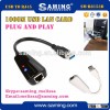 10/100/1000Mbps External Realtek RTL8153 USB 3.0 to Gigabit Ethernet Card LAN Adapter/OEM&ODM is