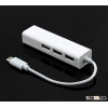 USB 3.1 Type C USB-C Multiple 3 Ports Hub with Ethernet Network LAN Adapter