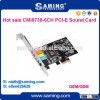 2016 New arrival pcie internal Sound Card/6 channel Audio adapter with CMI8738
