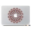 Skin decals for laptop with confusing faces, creative decals for macbook