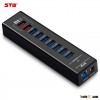 external charging custom 7 port usb 3.0 hub