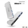 USB 3.1 Type-c to Type-c Adapter Alluminum Alloy Hub with SD Care Reader