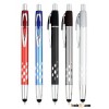 fashion Color 2 in 1 ball pen stylus touch pen ,plastic ball pen,promotional pen