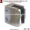 Square glass clip stainless steel glass clamp for frameless glass railing