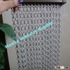 Hanging bright silver color plated aluminum chain curtain for decor