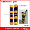 height800mm edge round type rubber corner guard