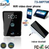 Hot sale RJ45 touch key rainproof APP wireless wifi video door phone TS-IWP708 with function of moti