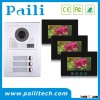 2- wire multi apartment intercom/video door phone system for wired security system door bell