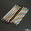 Premium FF Ribbon Wire Cable 40 Pin 200mm Female Female Jumper Wires