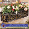 ornamental wrought steel window grill design hot sale