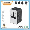 All in One Universal Travel Adaptor for USA Australia Europe UK