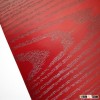 New Pattern Wood grainpvc film for indoor, Opaque/matte pvc wood film for cabints