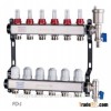 304 stainless steel intelligent water manifolds for floor heating