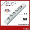 high quality European/French socket power strip 13A with switch