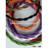 China manufcature cloth covered wire 2*0.75 3*0.75 twisted pair cable vintage fabric wire style edis