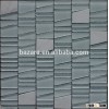 Hot Saling Trapezoid Crystal Glass mix stone mix stainless steel Mosaic