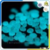 Zibo Tianrui 2-4mm sky blue glow in the dark glass beads