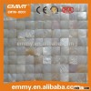3D natural color river mother of pearl shell mosaic tile with convex surface